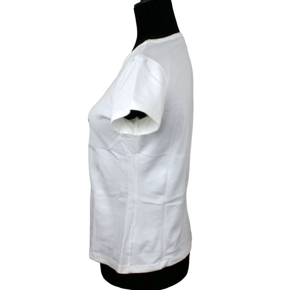 Vintage Women's Harley-Davidson White Top 100 Years of Great Motorcycles Size M - Picture 5 of 8
